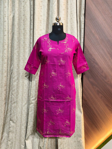 8532 -  SILK KURTIS