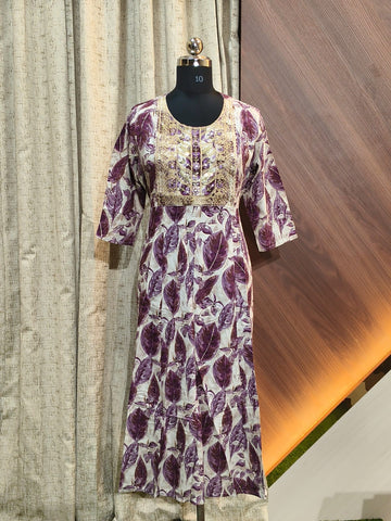 9356 -  Anarkali Kurtis