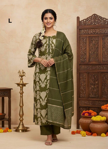 9469 - Kurti with Pant and Dupatta 3PC
