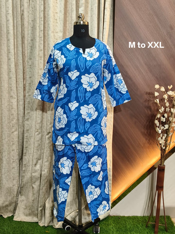 9466 - Cotton Night Suit Sets