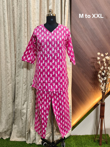9465 - Cotton Night Suit Sets