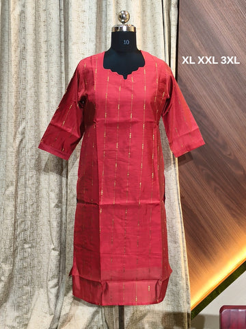 C 9565  - SILK KURTIS