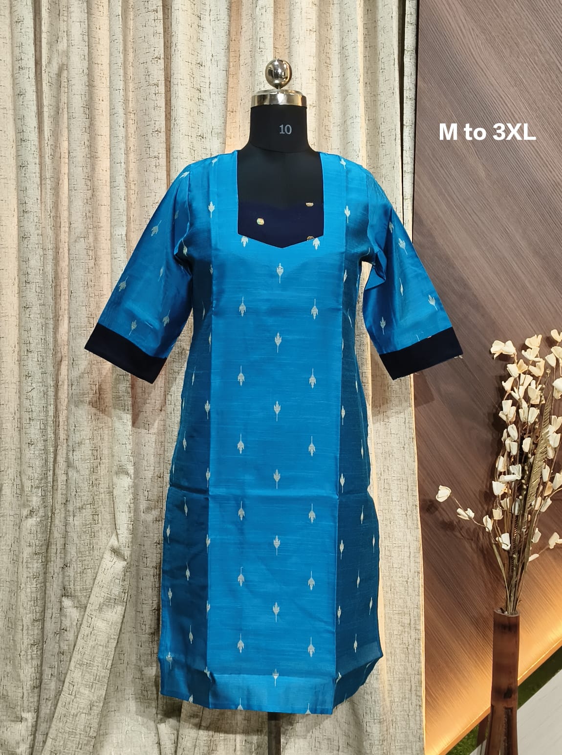 C 9564  - SILK KURTIS