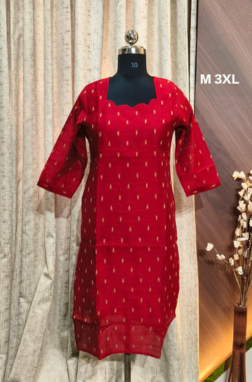 C 9563  - SILK KURTIS
