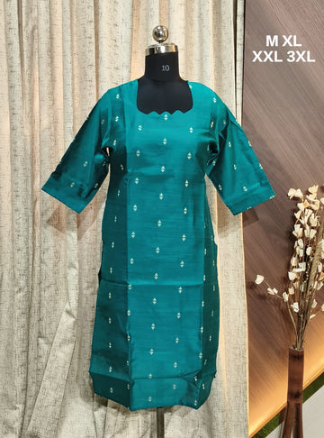 C 9562  - SILK KURTIS