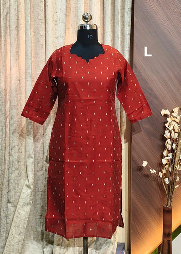 C 9560  - SILK KURTIS