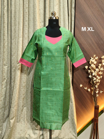 C 9558  - SILK KURTIS