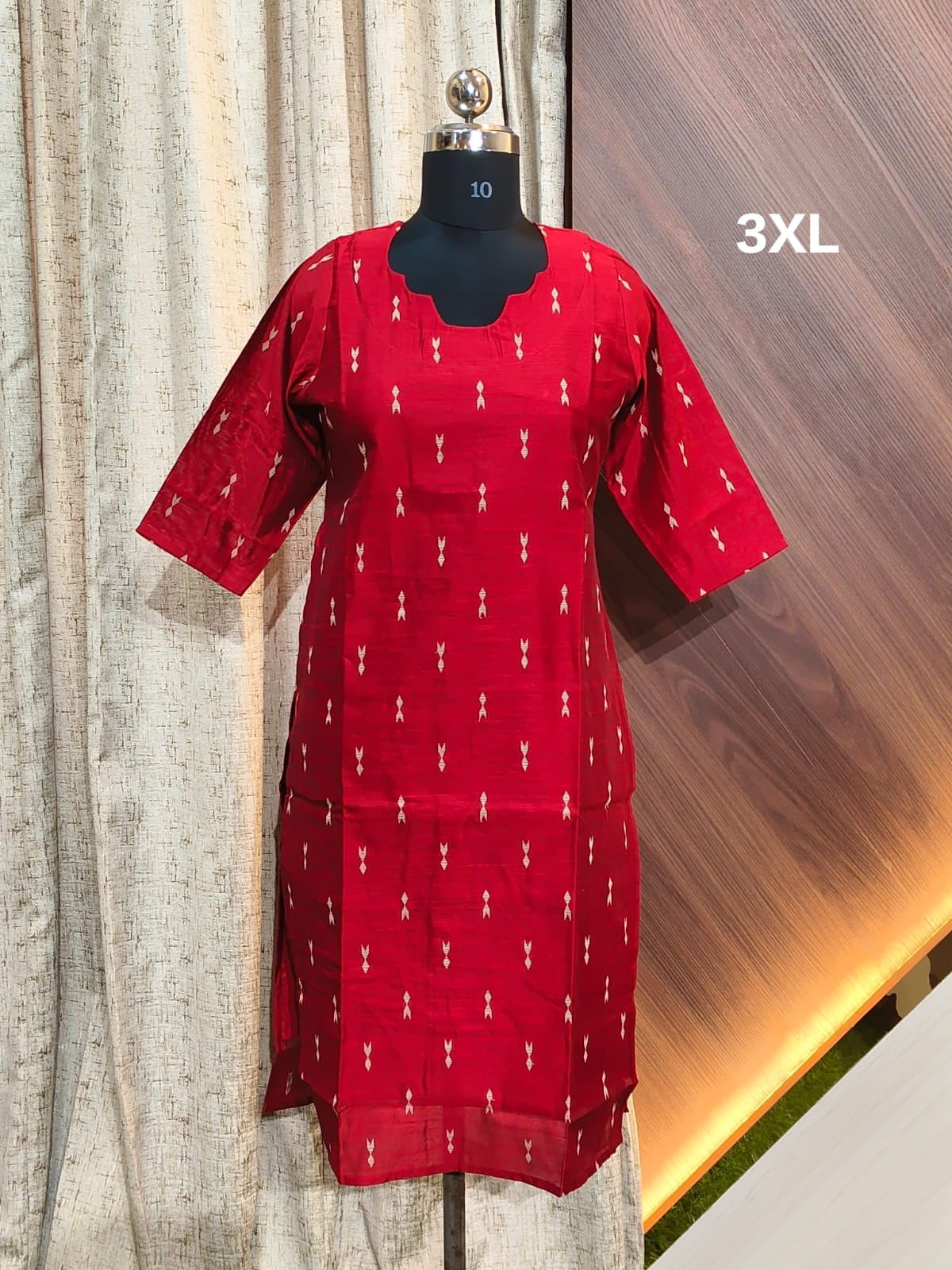 C 9557  - SILK KURTIS