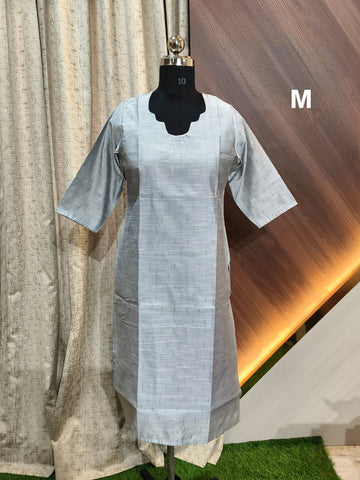 C 9556  - SILK KURTIS