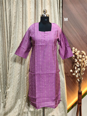 C 9554  - SILK KURTIS