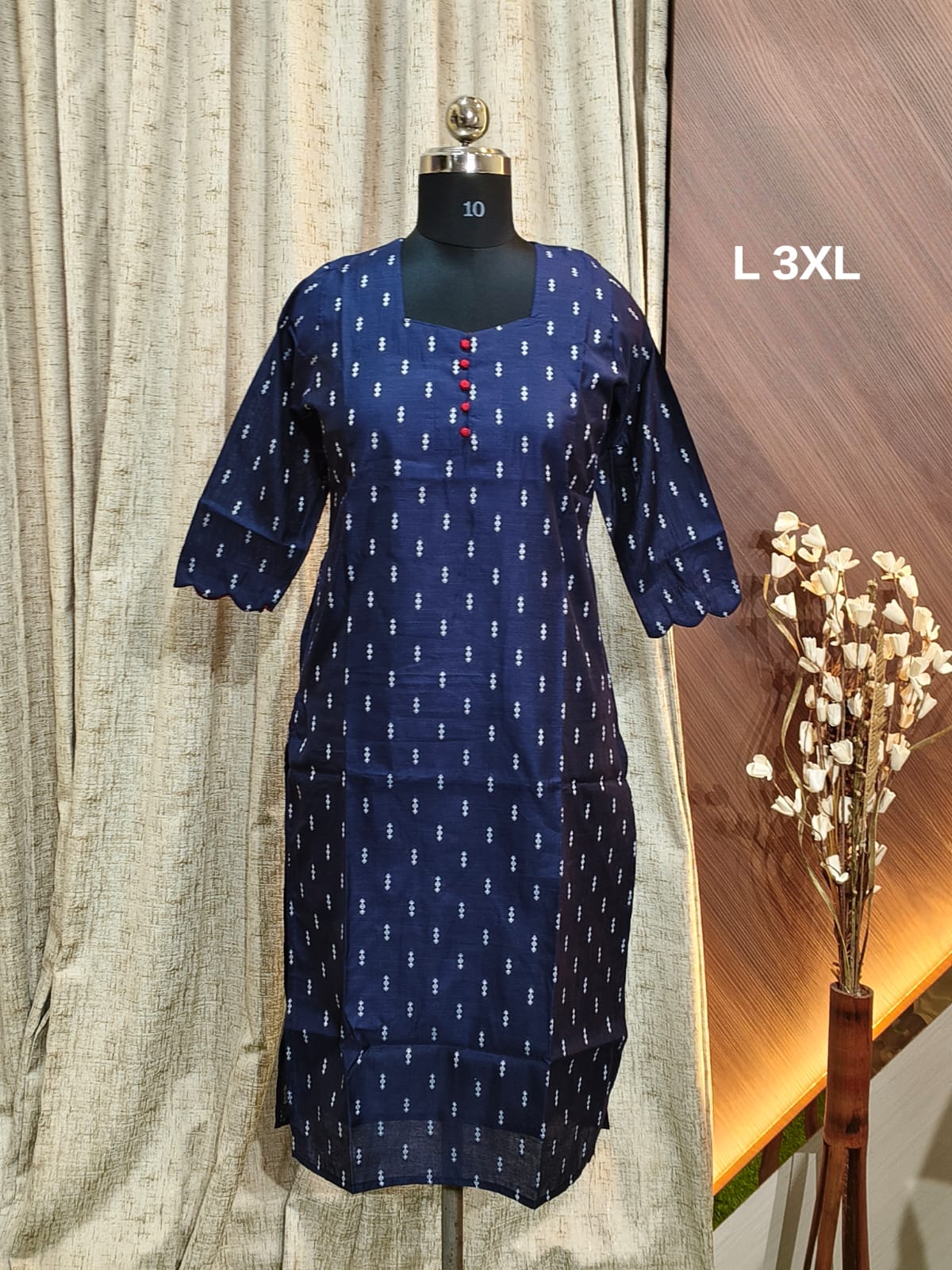 C 9553  - SILK KURTIS