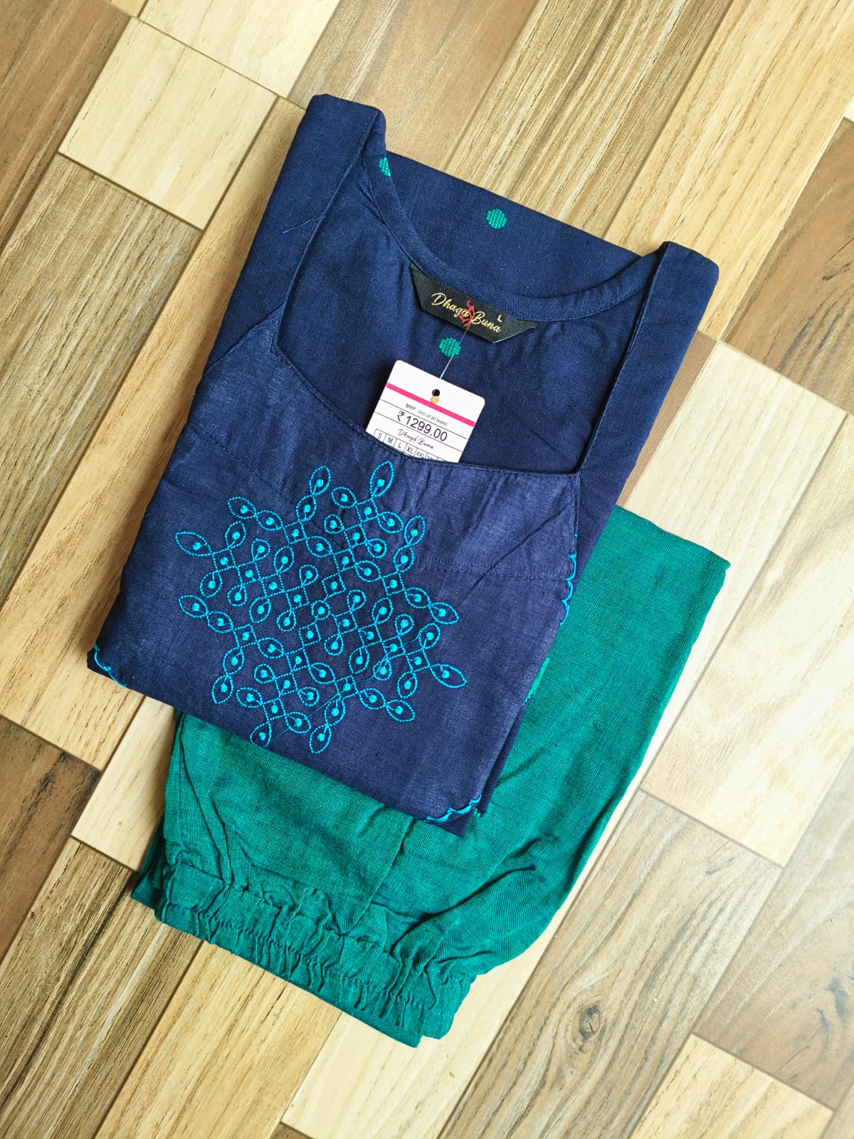 C9640 -  Mangalagiri Cotton Co-ords