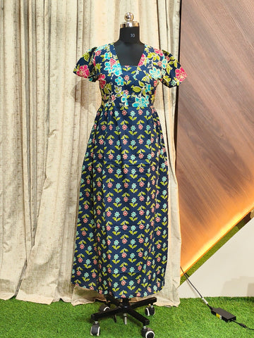 9607 - Frock Style Nighty