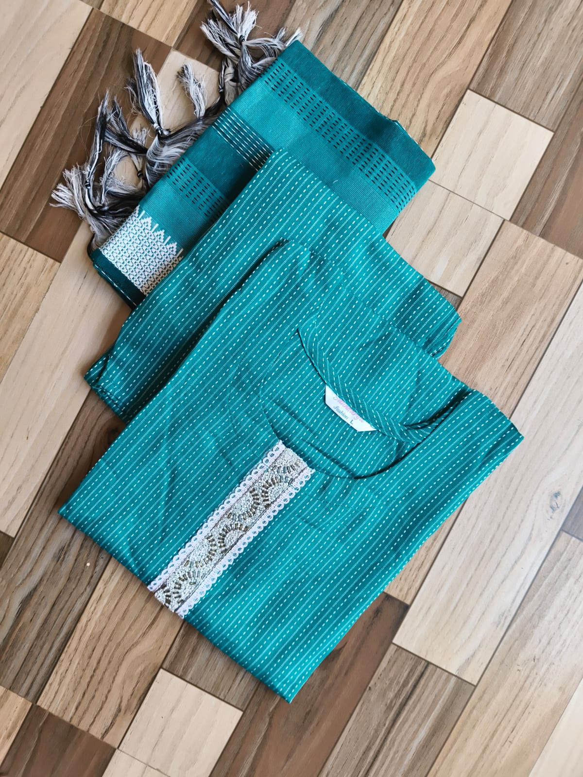 9831 - Cotton 3pc Kurta Set