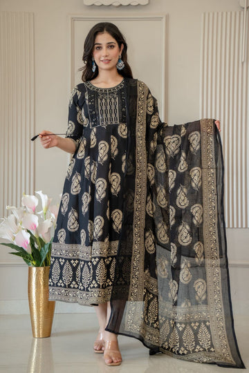 A266 - Anarkali kurtis with Dupatta