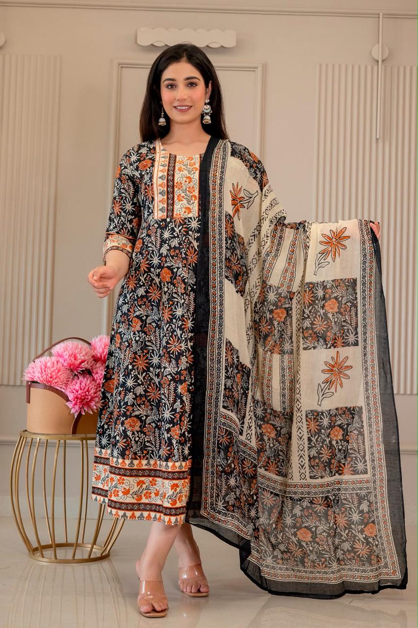 A265 - Anarkali kurtis with Dupatta