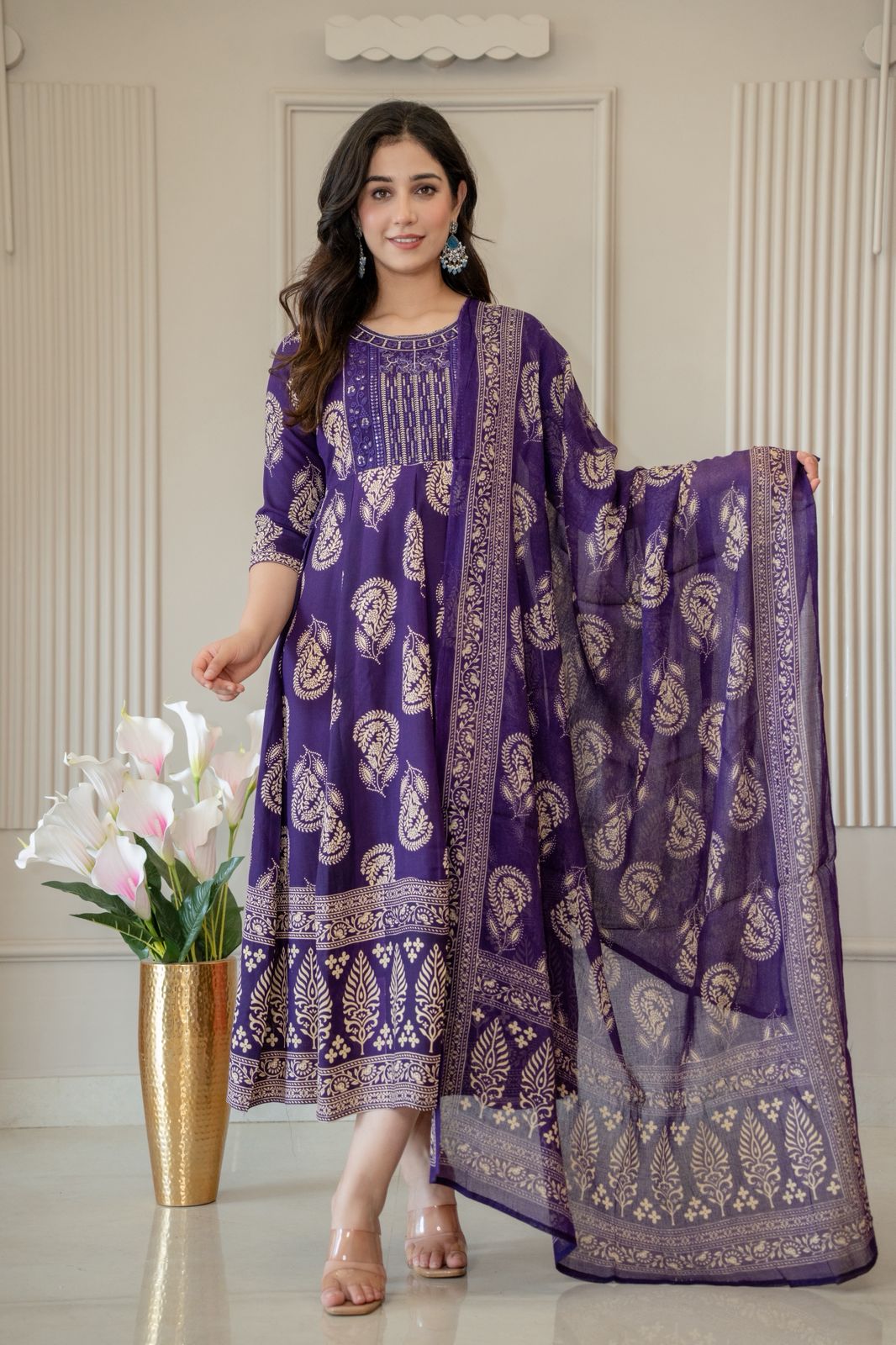 A263 - Anarkali kurtis with Dupatta