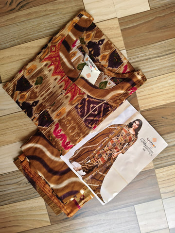 A525 -  Kurti with Pant and Dupatta
