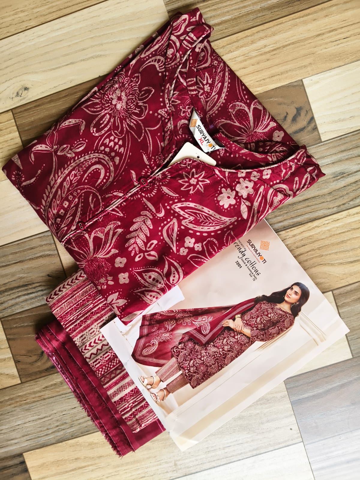 A537 -  Kurti with Pant and Dupatta