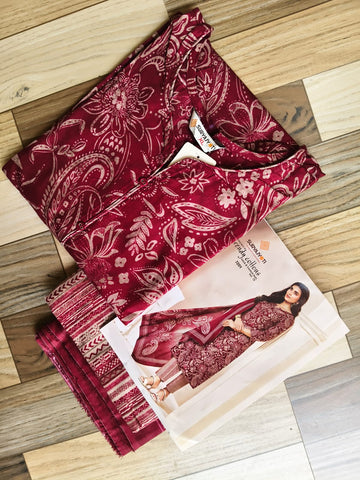 A537 -  Kurti with Pant and Dupatta