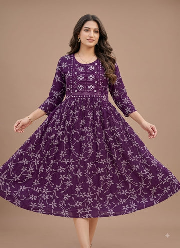 A1061 -  Anarkali Kurtis