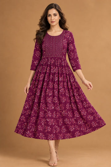 A1071 -  Anarkali Kurtis