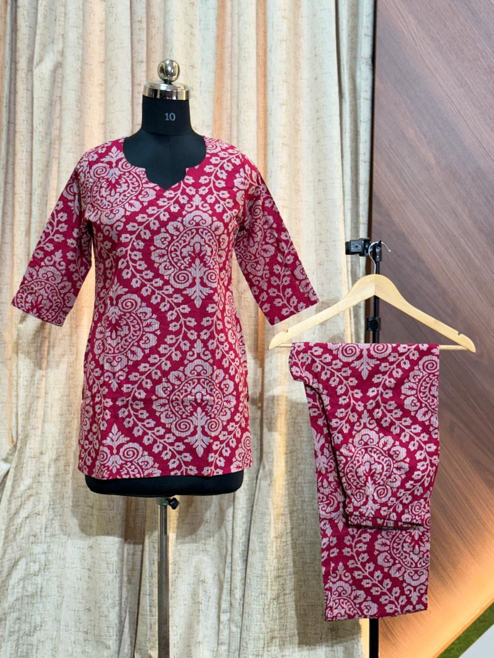 B005 -  Short Co-ords ( Pink )