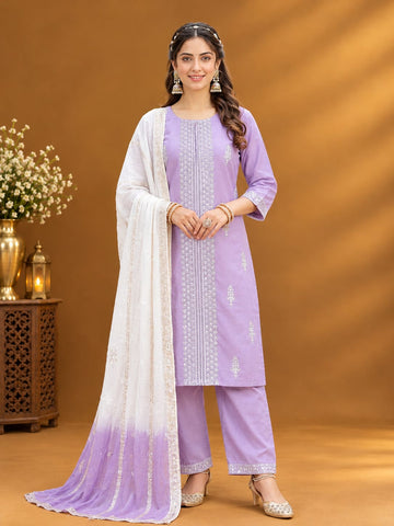 S090 - Kurti with Pant and Dupatta