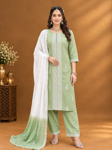 S088 - Kurti with Pant and Dupatta