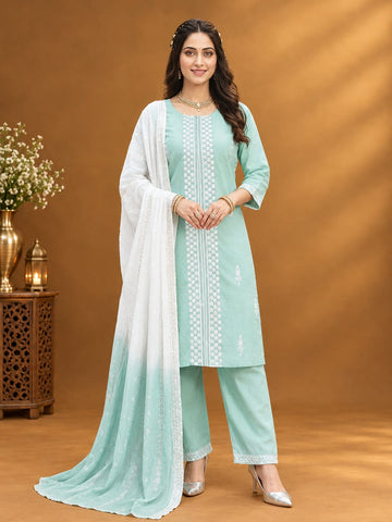 S087 - Kurti with Pant and Dupatta