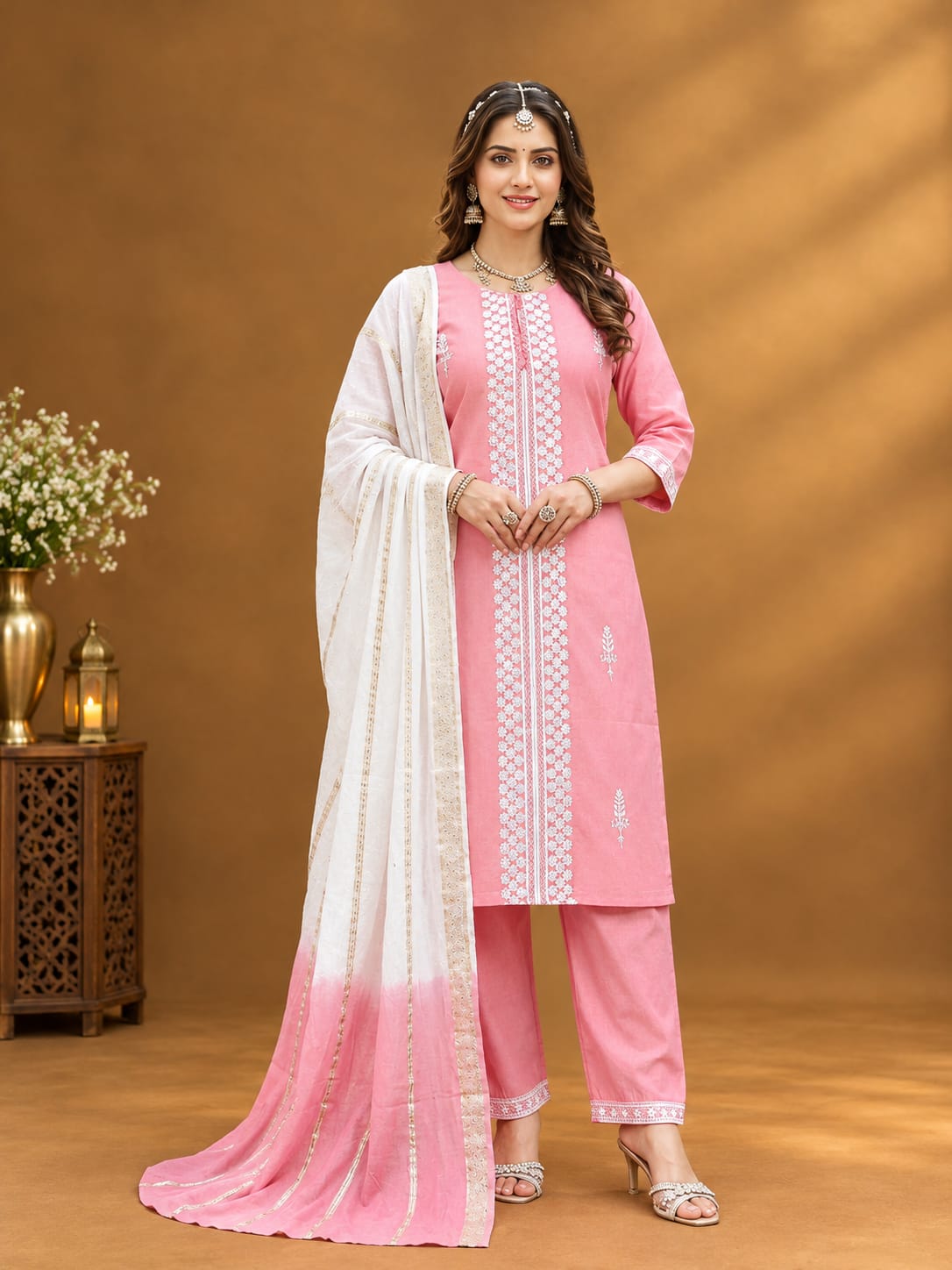 S086 - Kurti with Pant and Dupatta