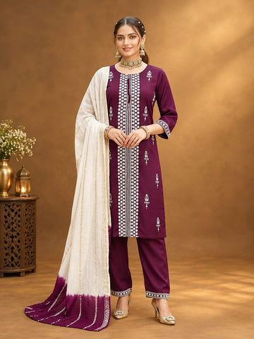 S083 - Kurti with Pant and Dupatta