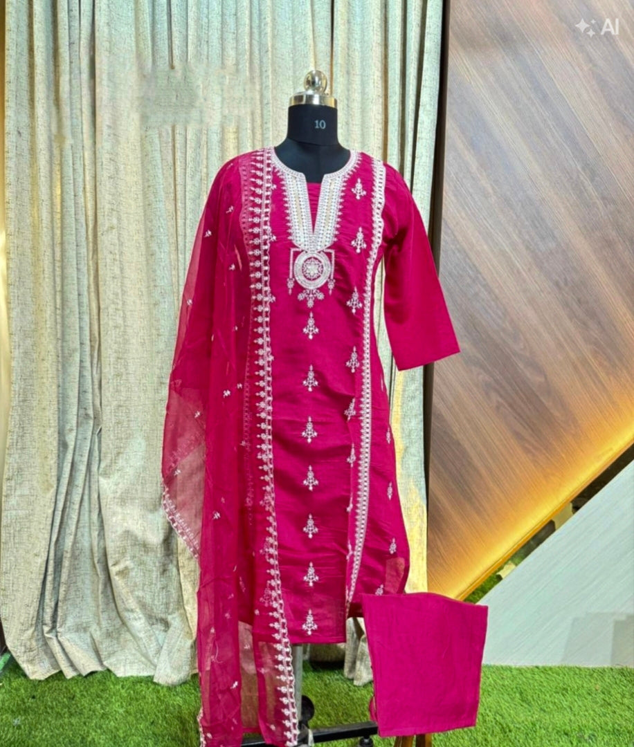 D1354 - Kurti with Pant and Dupatta