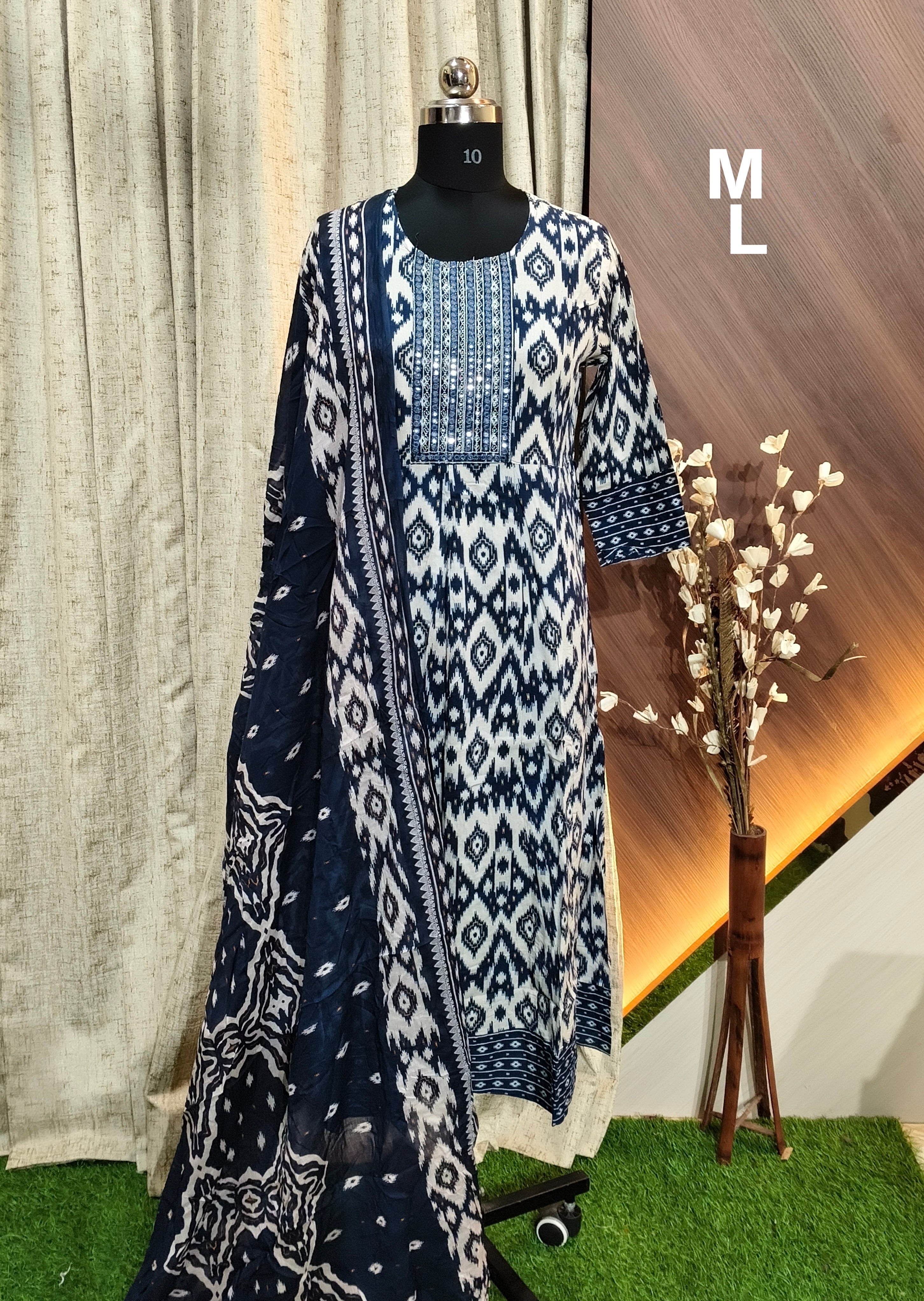 AD1010 - Anarkali kurtis with Dupatta