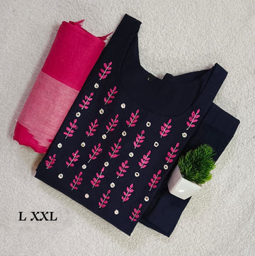 K1028 - Cotton 3pc Kurta Set