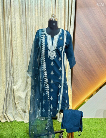 D1355 - Kurti with Pant and Dupatta