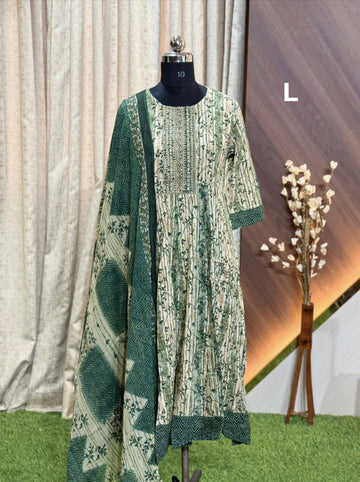 AD1015 - Anarkali kurtis with Dupatta