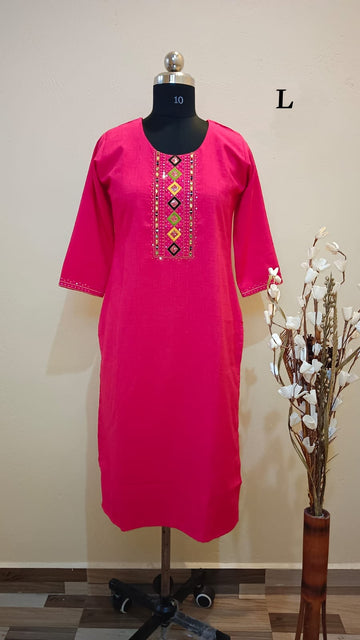9543 - SILK KURTIS