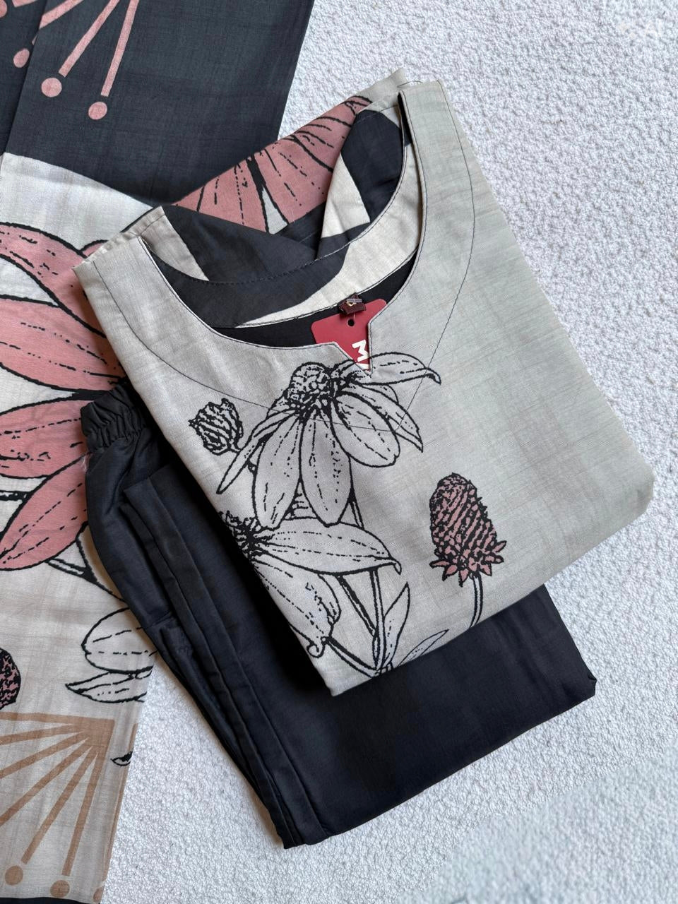 D1321 - Cotton 3pc Kurta Sets