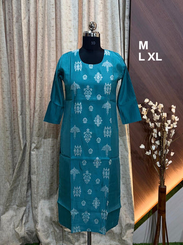 9534 - SILK KURTIS