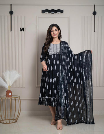 AD1012 - Anarkali kurtis with Dupatta