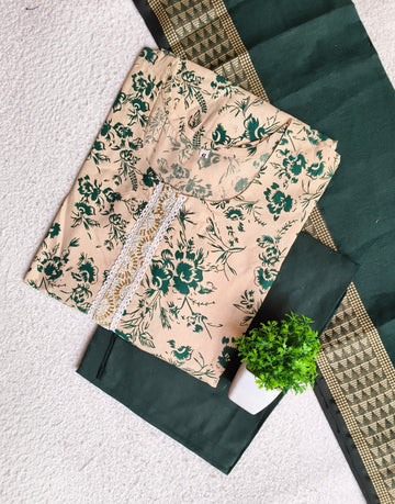 KPD018 - Cotton 3pc Kurta Set