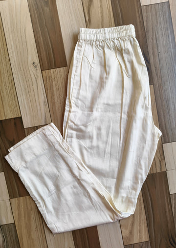 P015 - Silk Pants (silk white)