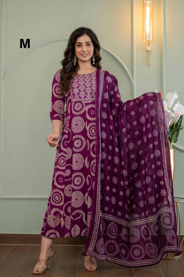 AD1035 - Anarkali kurtis with Dupatta