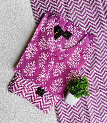 D1215 - Cotton 3pc Kurta Sets