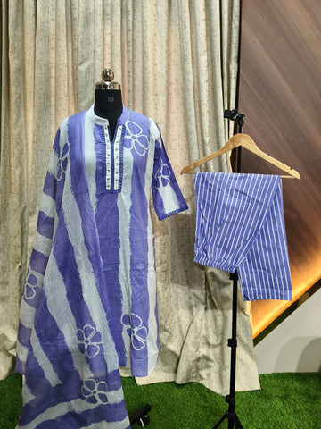 D1122 - Cotton 3pc Kurta Sets