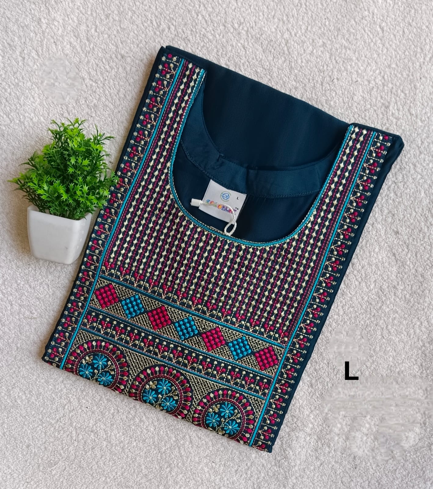 9518 - SILK KURTIS