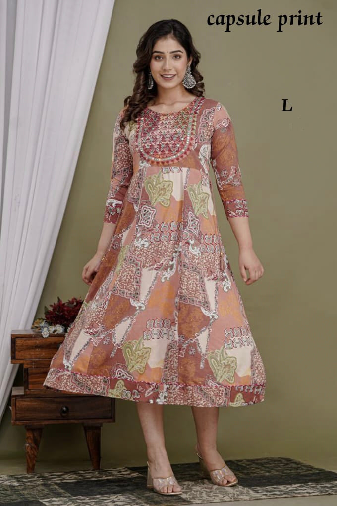 D1241 -  Anarkali Kurtis