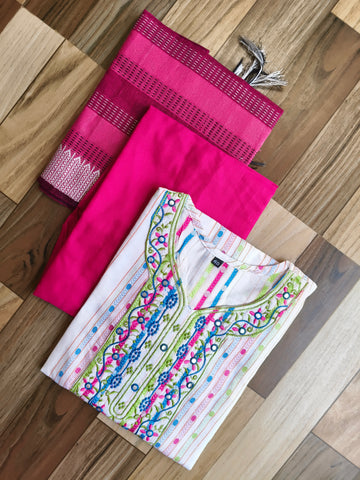 KPD01 - Cotton 3pc Kurta Set
