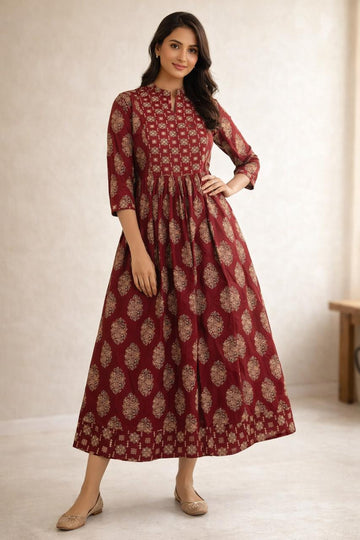 8637 -  Anarkali kurtis